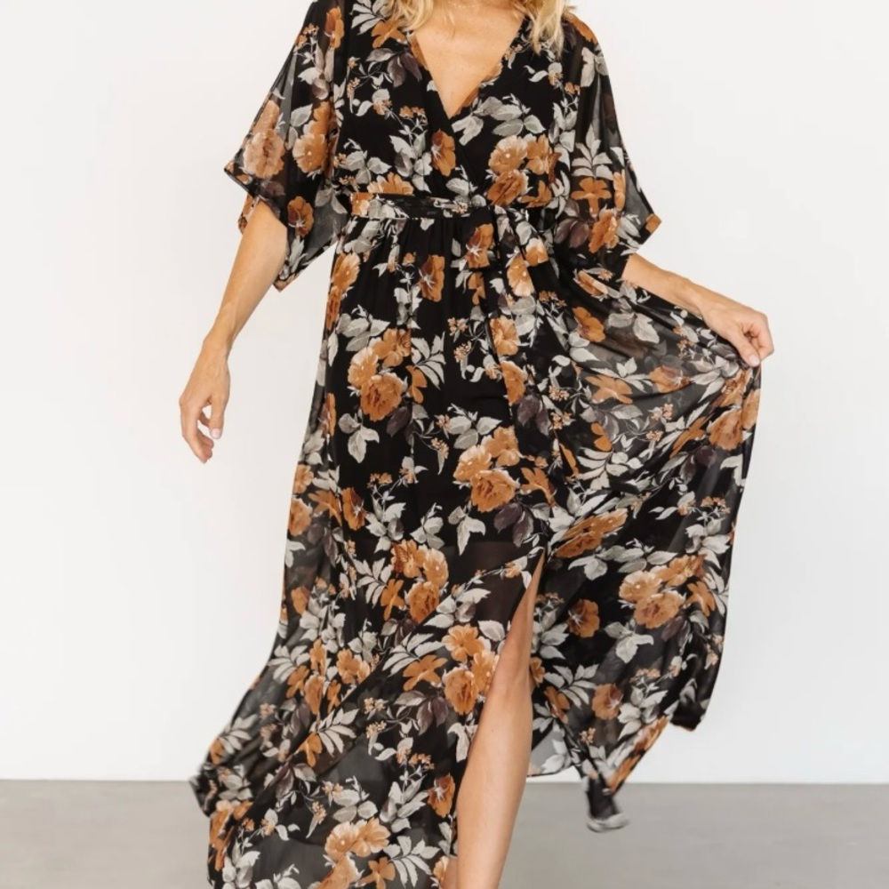 Kia kimono Maxi dress